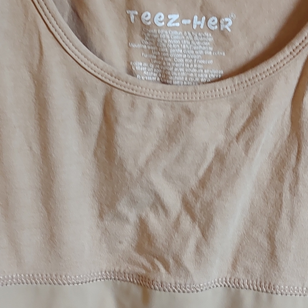 Teez-Her Tan Girdle With Bra